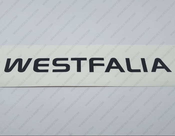 Westfalia Logo V2 Camper Caravan Decal Sticker